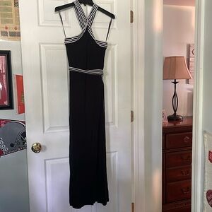 Black and white Soma Maxi Dress